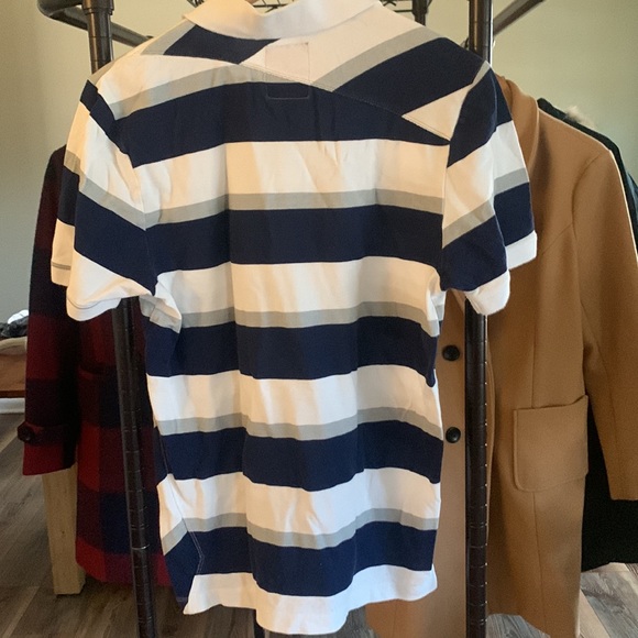 Volcom blue and white striped polo size medium - Picture 8 of 8